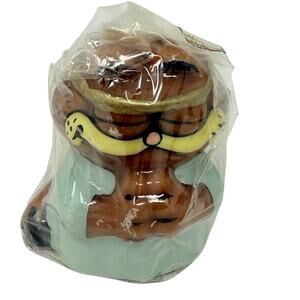 Vintage 80s Garfield Angel Wax Candle Figurine Jim Davis E-0251 Rare